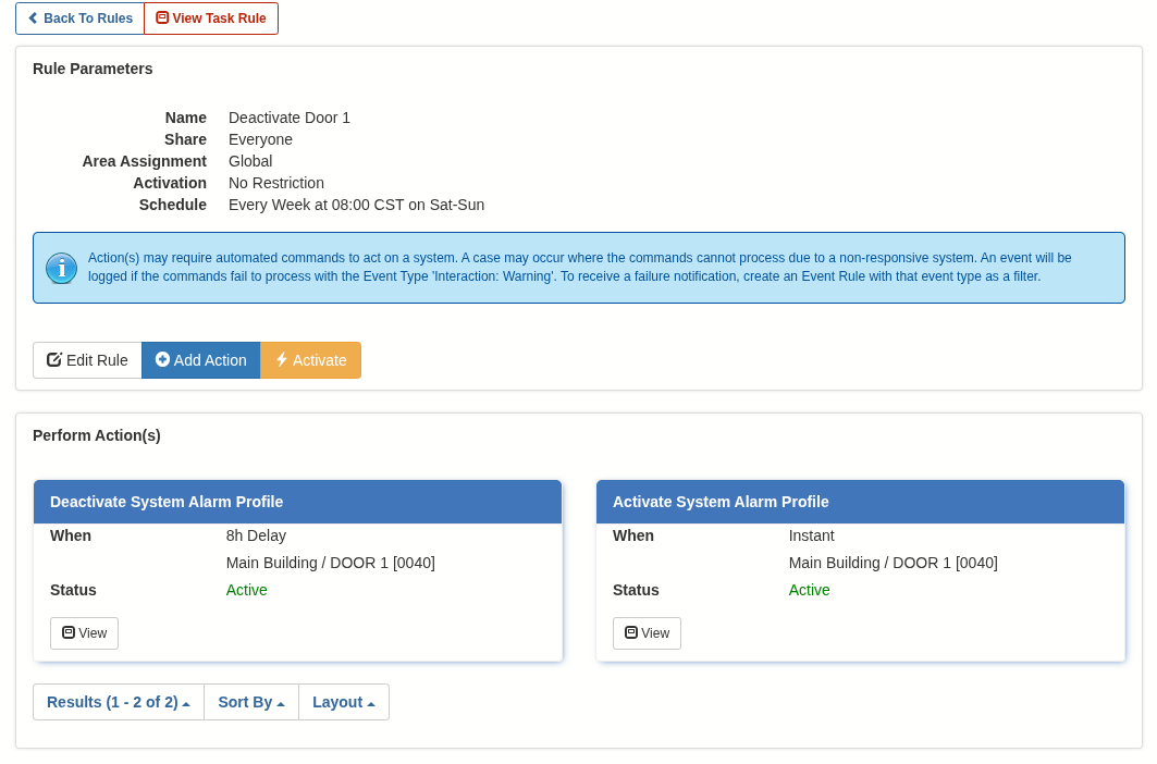 New Task Rule Actions & More Updates